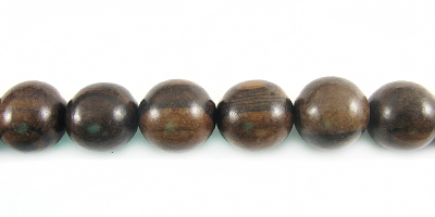 Tiger Ebony wood round beads 3-4mm