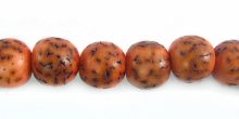 Salwag seed 8mm round dyed amber