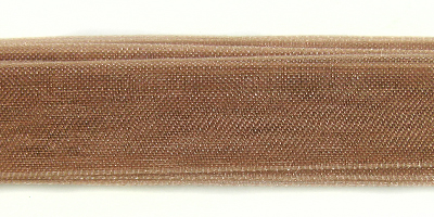Organza Ribbon 1/2? light brown wholesale