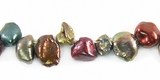 keshi pearls multicolor 6-7mm