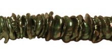Pearl cornflakes center drill forest green