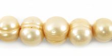 Potato pearl gold 2.5mm
