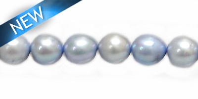 potato pearls baby blue 8-9mm wholesale beads
