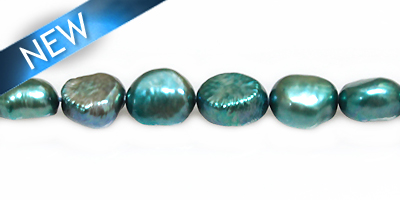 rice nugget pearls turquoise blue wholesale beads