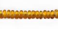 lampwork glass brown pukalet 5-6mm dia wholesale beads