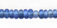 Indonesian glass cobalt blue heishi wholesale beads