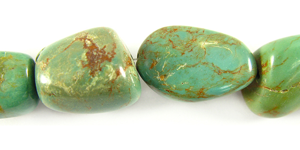Stab.Turquoise'AB'(Green)Nuggets 14-17mm wholesale gemstones