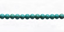 turquoise synthetic 4mm round wholesale gemstones