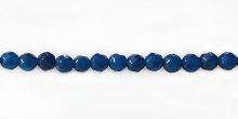 dyed jade blue agate round faceted 4mm wholesale gemstones