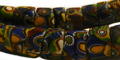 Wholesale venetian millefiore African glass beads
