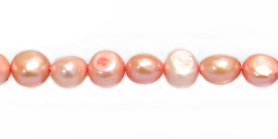 Nugget pearls pink 6-8mm