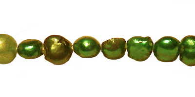 pearl nugget forest green 5-6mm