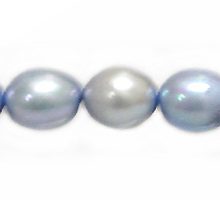 potato pearls baby blue 8-9mm