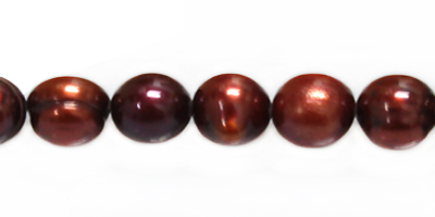 potato pearls wine red 8-9mm