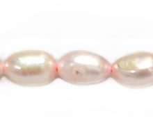 rice nugget pearls pink 7-8mm x 8-9mm