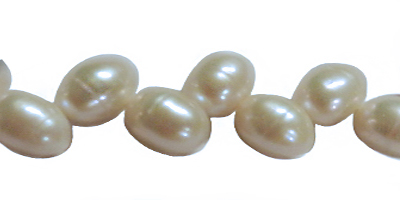 Pearls white arrow drilled 9x12mm