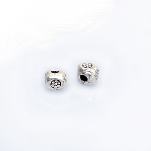 Thai silver bead cube wholesale beads