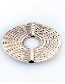 Thai silver flat round ring 26mm diameter