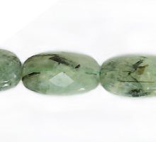 prehnite oval faceted 13mm width x 18mm wholesale gemstones