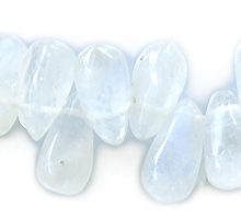 rainbow moonstone drops side drilled wholesale gemstones