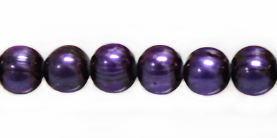 potato pearls violet 8-9mm