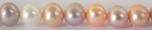 Pearl Multi Pink Gold Silver 8-8.5mm