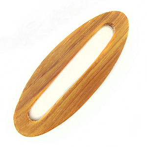Bayong wood flat oval with enter hole