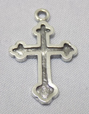 sterling silver Cross Pendant - Outlined