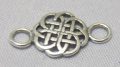 sterling silver Celtic Cut-Out Link Connector