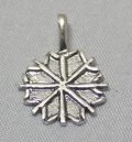 sterling silver Snowflake Drop Pendant