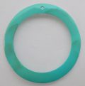 Makabibi Silver Blue Shell Hoop Pendant limited stock only
