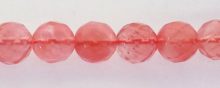 Red Glass Faceted Beads 10mm wholesale gemstones