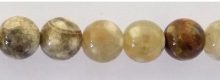 Olive Green Fire Agate 8mm round wholesale gemstones