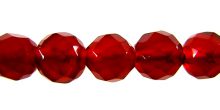Round Wine Red Agate Faceted Beads 6mm wholesale gemstones