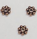 wholesale Copper Bali-style Spacer Flower 4mm