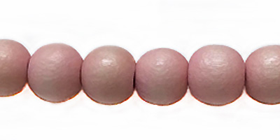 Whitewood 8mm round pastel pink
