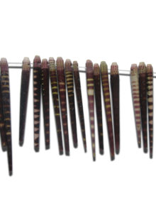 Sea Urchin Shell thin stick beads~45mmto70mm