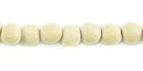 Whitewood round beads 3-4mm