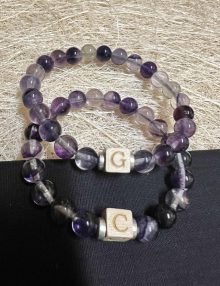Flourite-couples-stretch-bracelet